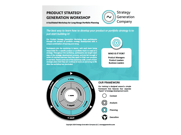 Product Strategy Generation Workshop